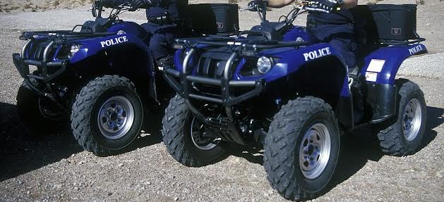 policia en quad